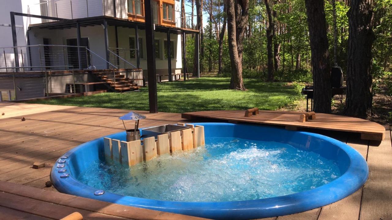 Luksusowa Willa Pod Lasem, Otwock - Shared Garden, Sauna, Wood Hot Tub! Hot Tub Seasonal! Exterior foto